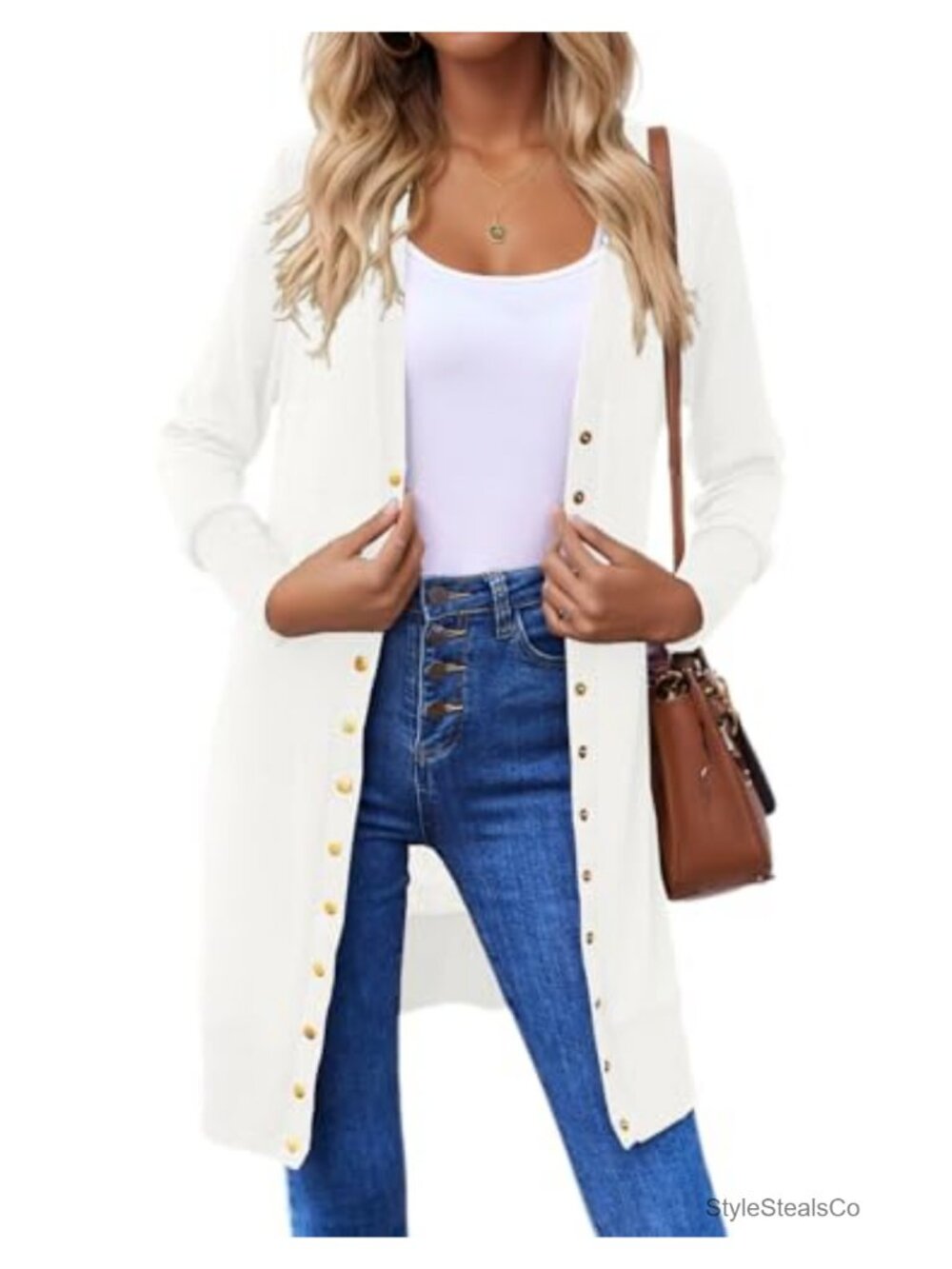 Women's Button Down Cardigan Sweater Lightweight Knit Ribbed V-Neck Long Sleeve